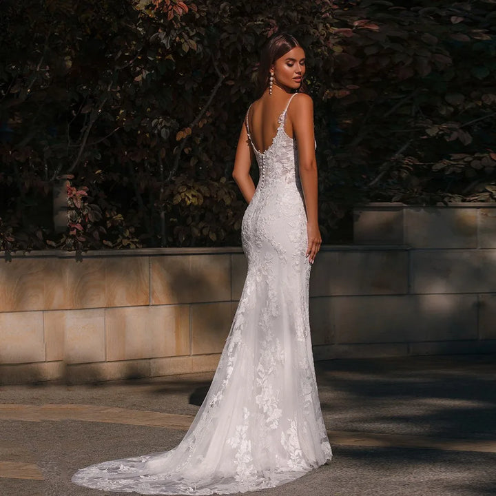 Gorgeous Boho Flair Bridal Dress