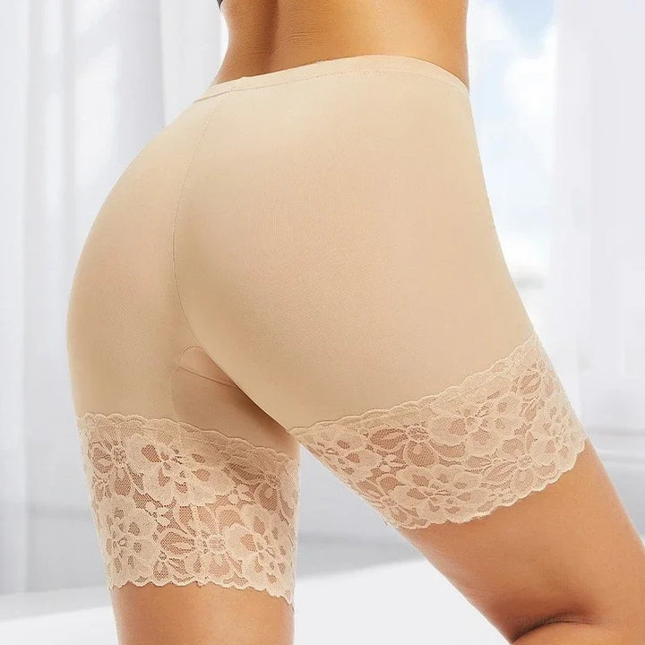Seamless Lace Edge Safety Briefs