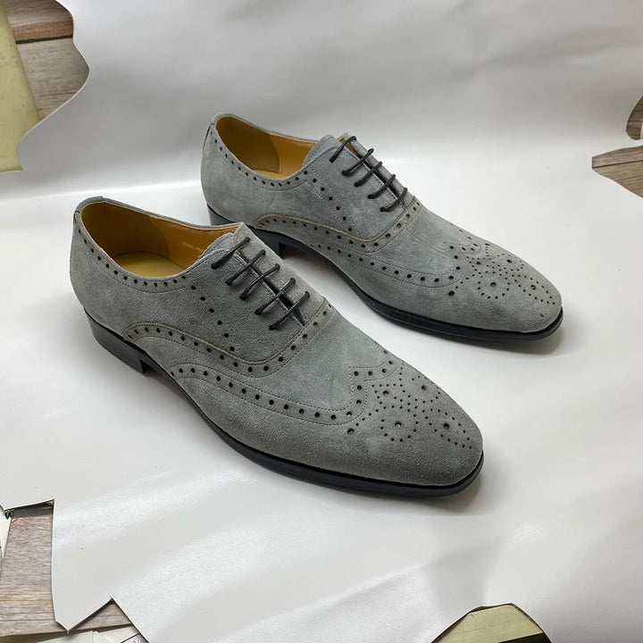 Regal Genuine Suede Leather Brogue