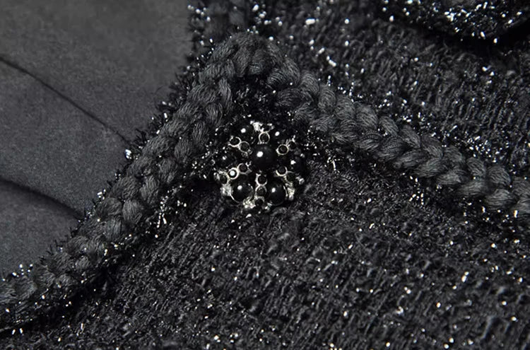 Single Breasted Spliced Formal Dress