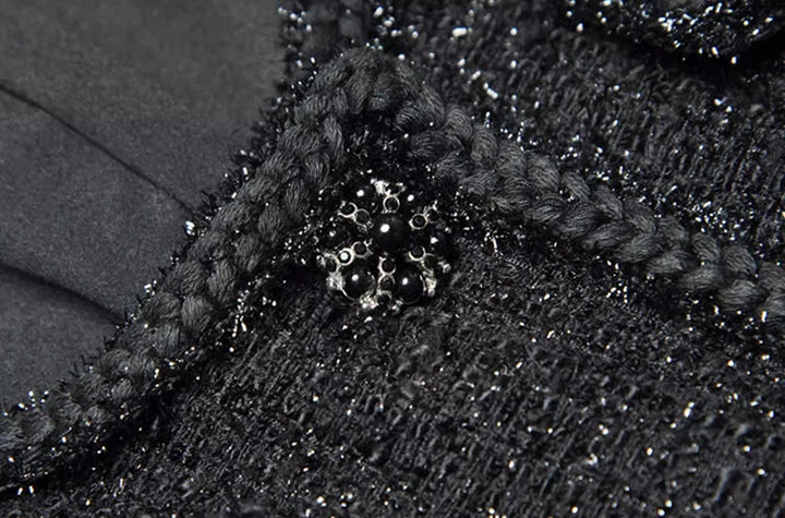 Single Breasted Spliced Formal Dress