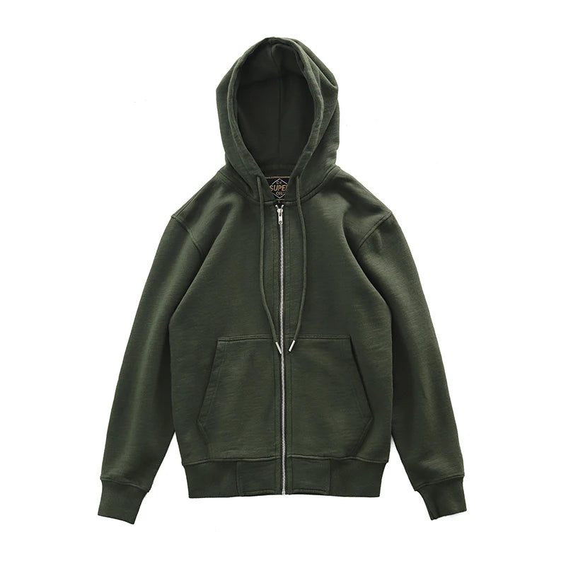 Warm Plush Cotton Knitted Hoodie