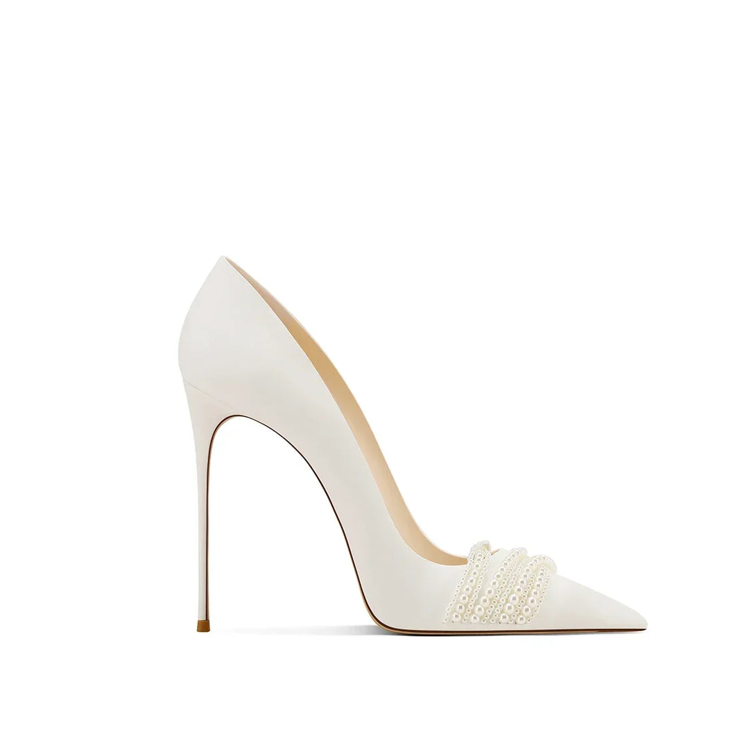 Modern Twist Slim Heel Pumps