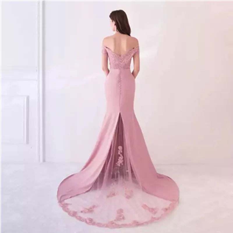 Stunning Twill Mermaid Evening Dress