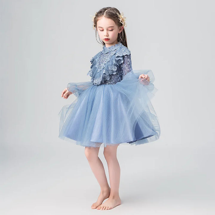 Stunning Long Sleeve Tulle Girl&