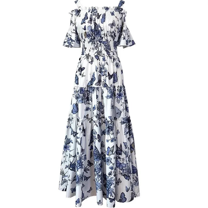 Butterfly Floral Women's Party Dress