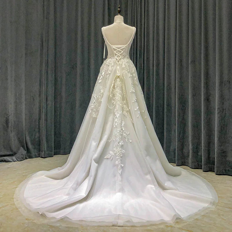 Lovelty Beading Wedding Dress