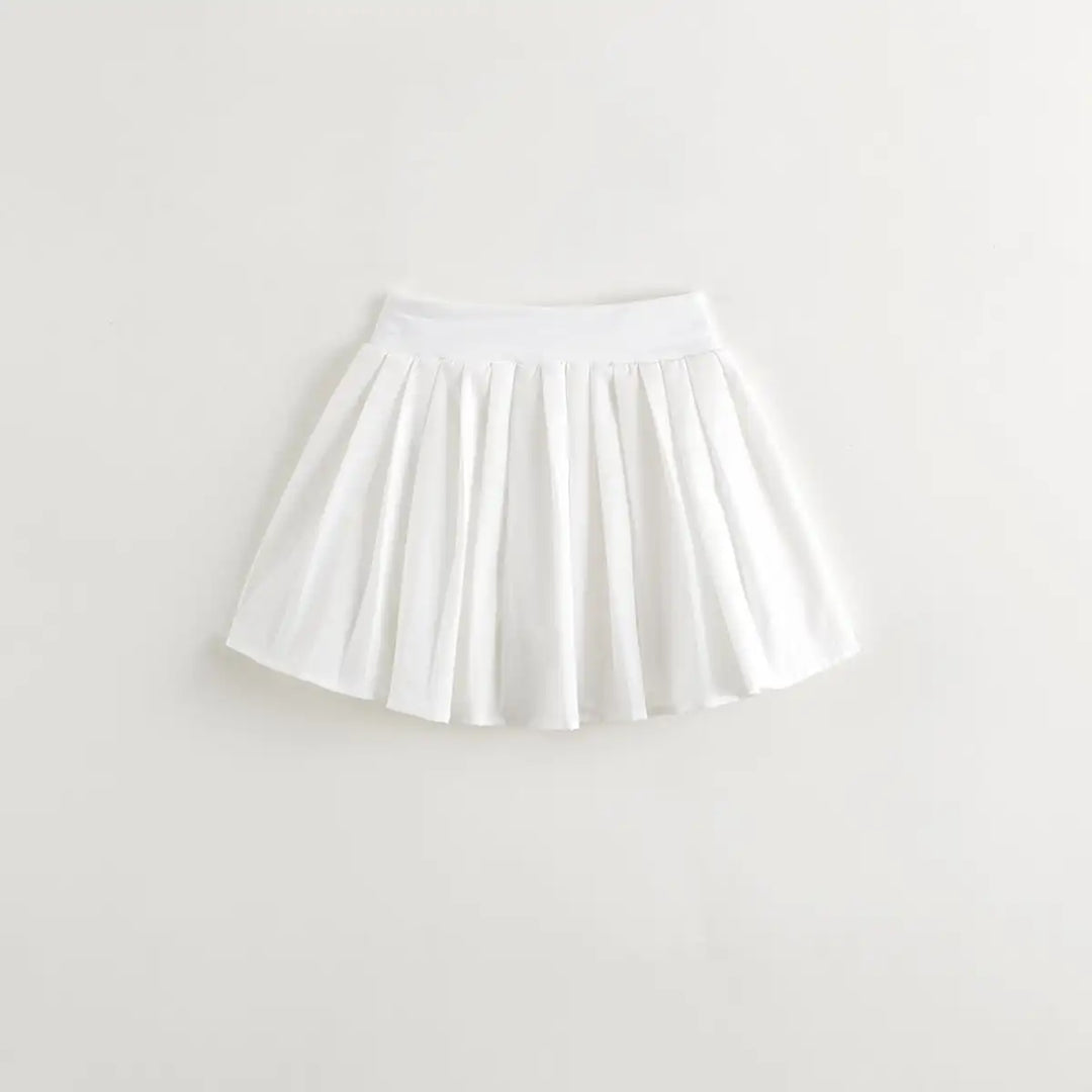 Halter Sports Pleated Skirt