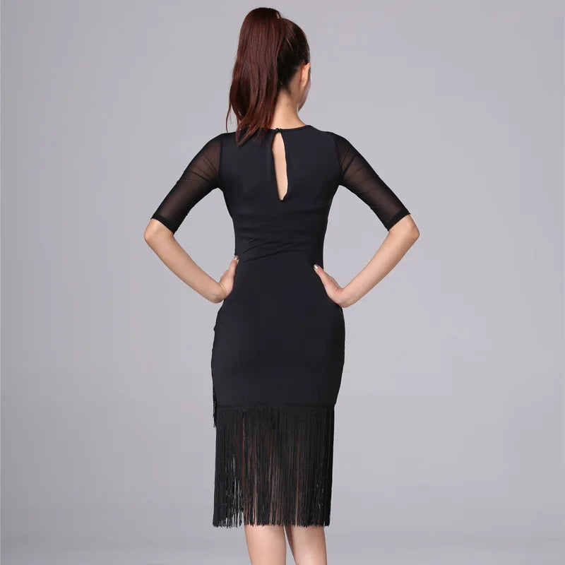 Stylish Middle-sleeves Dance Dress