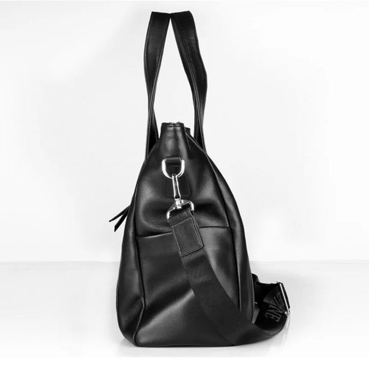 Premium Leather Layered Tote Bag