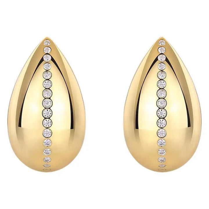 Regal Moissanite Diamond Drop Earrings