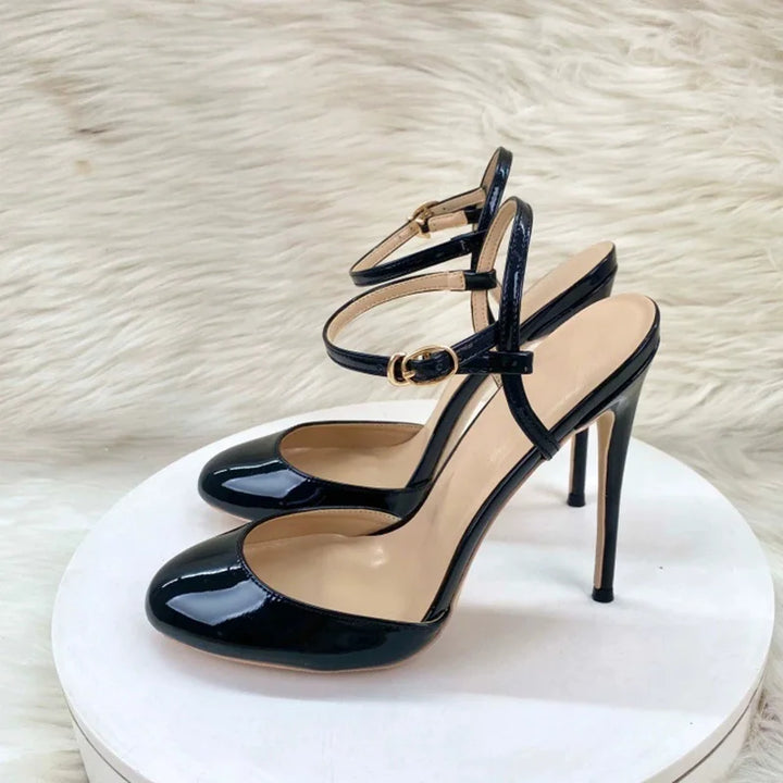 Alluring Round Toe Slingback Pumps