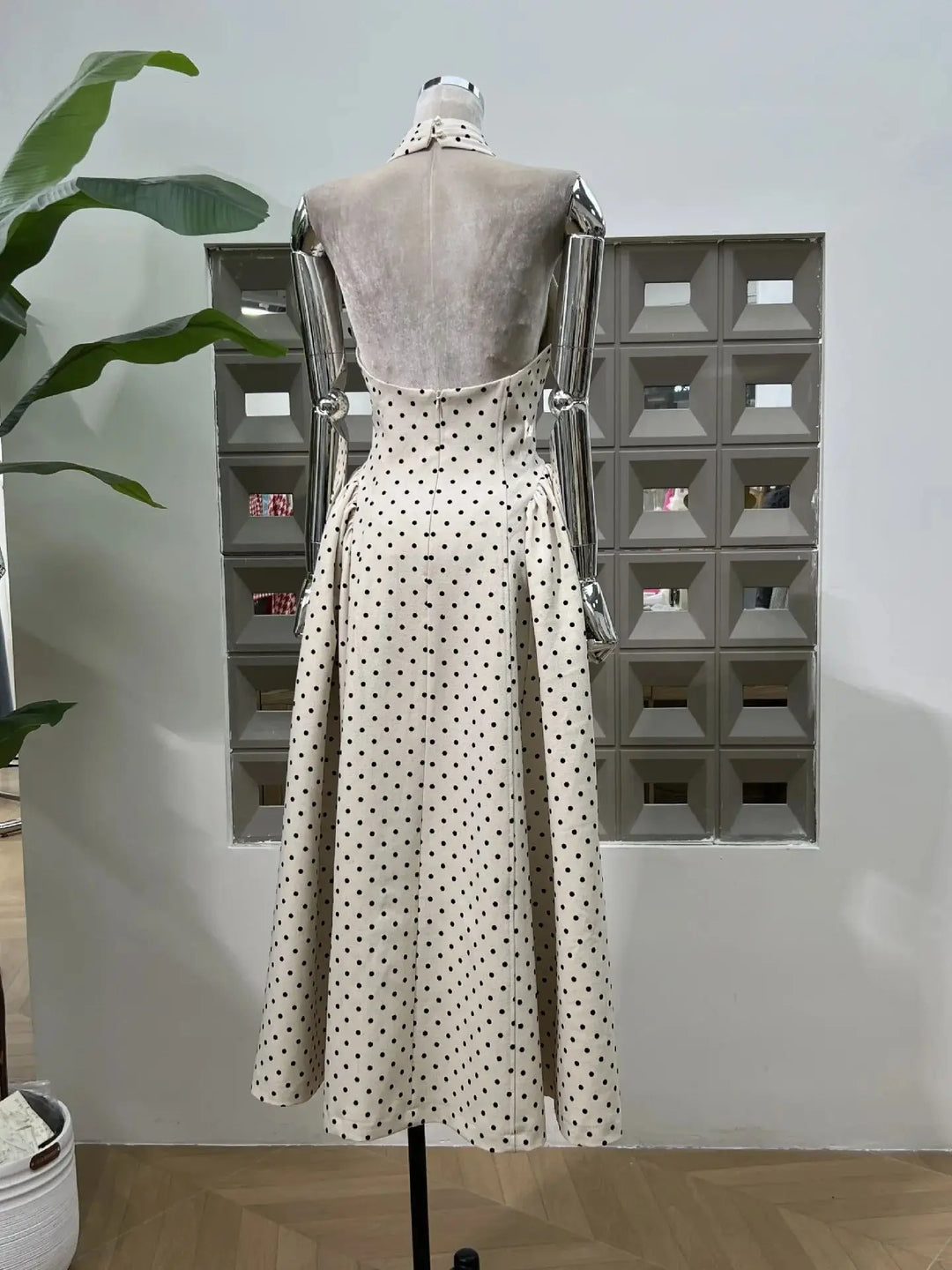 Lovely Polka Dots Maxi Dress
