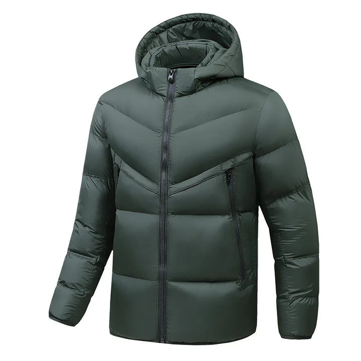 Elegant Thermal Padded Windbreaker Jacket