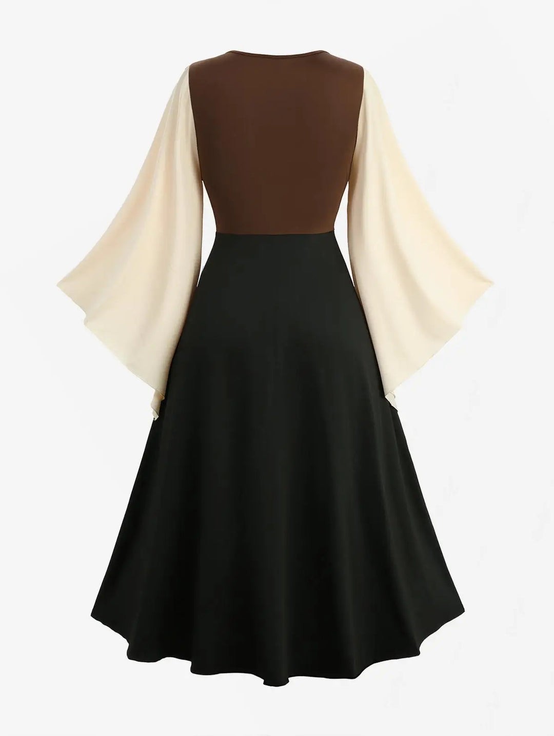 High-Class Flare Sleeves Formal Dress