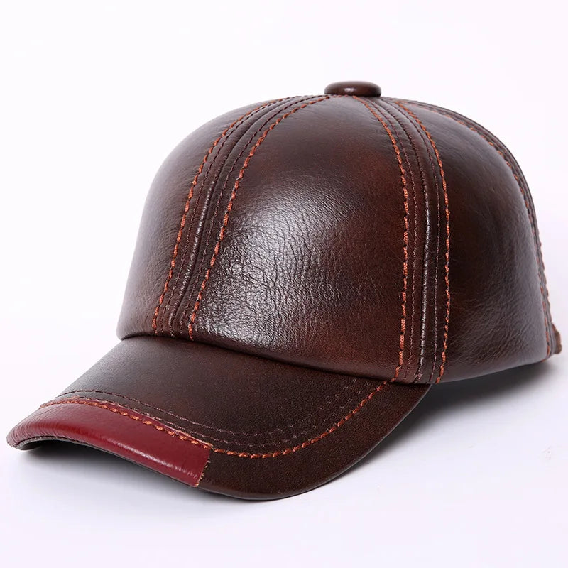 Gorgeous Genuine Leather Sports Cap