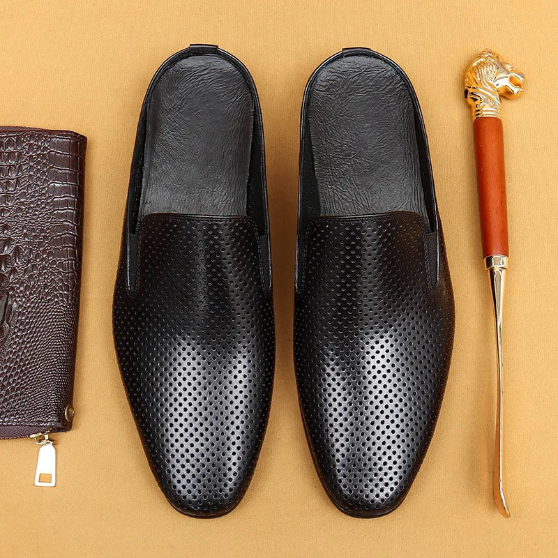 Luxury Leather Half Shoes