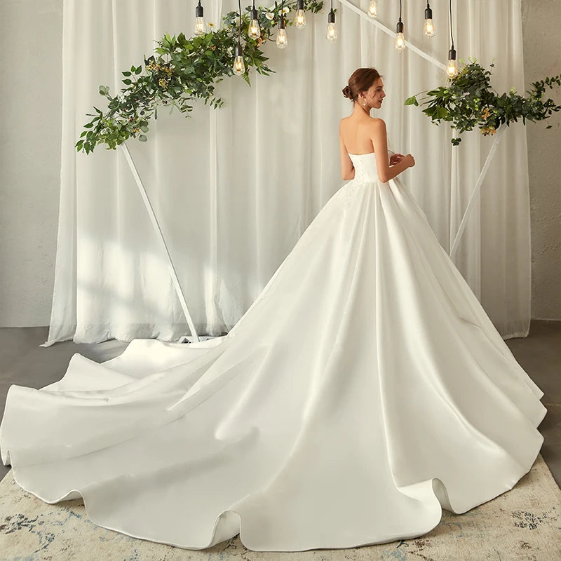 bohemian strapless wedding dress 12 Utterly Gorgeous Boho Gowns for Unconventional Brides - The White Dress