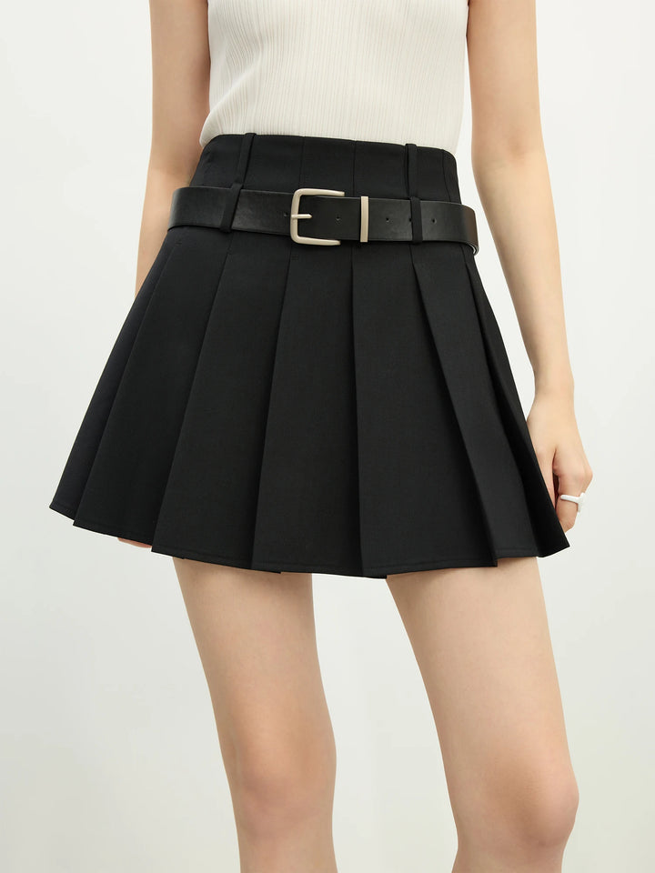 Elegant High Waisted Short Skirt