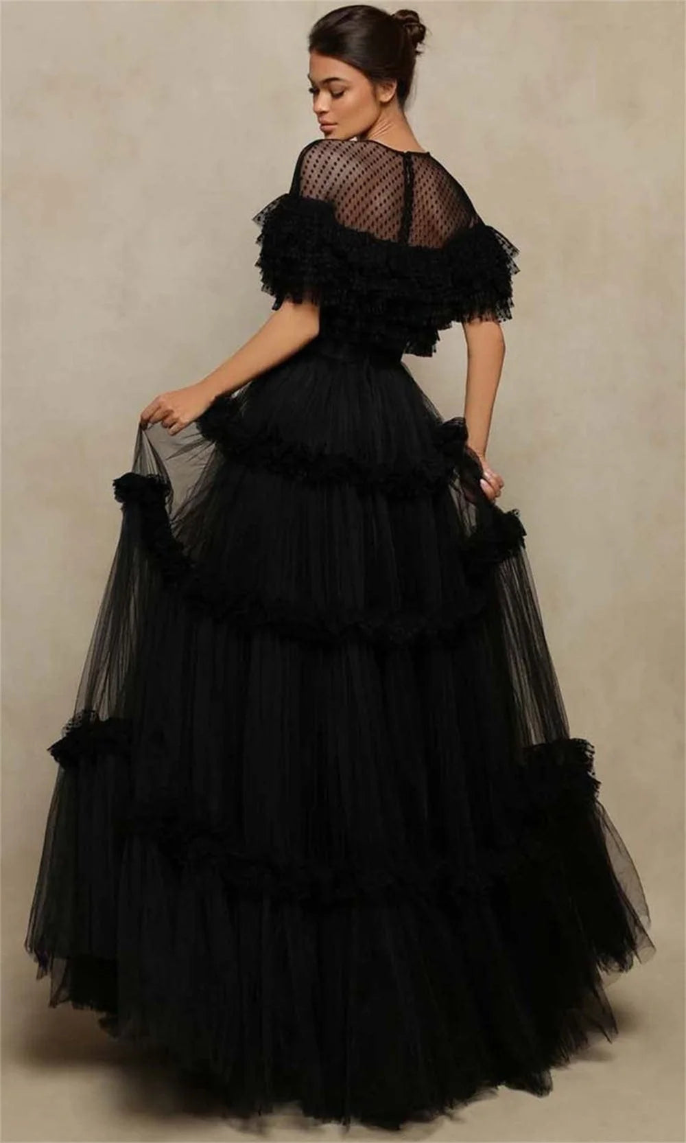 Wave After Wave Tulle Evening Dress