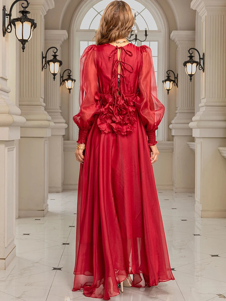 Romance in the Making Floral Swing Dress