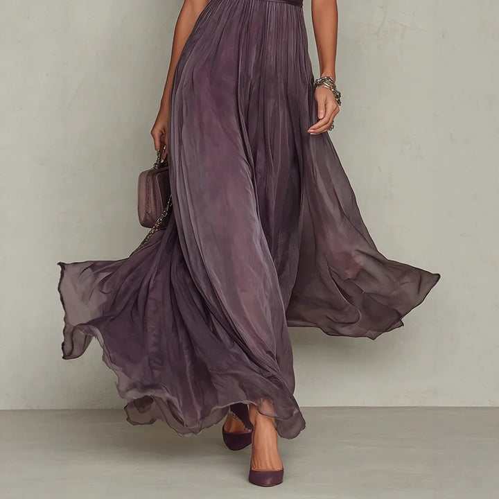 Lovely Flowy Cinched Waist Dress