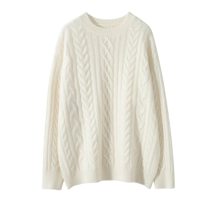 Elegant Twist Cozy Cashmere Sweater