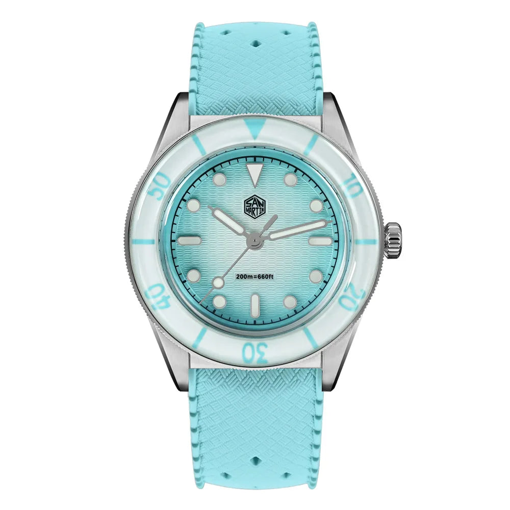 Refined Guilloche MOP Dial Wristwatch