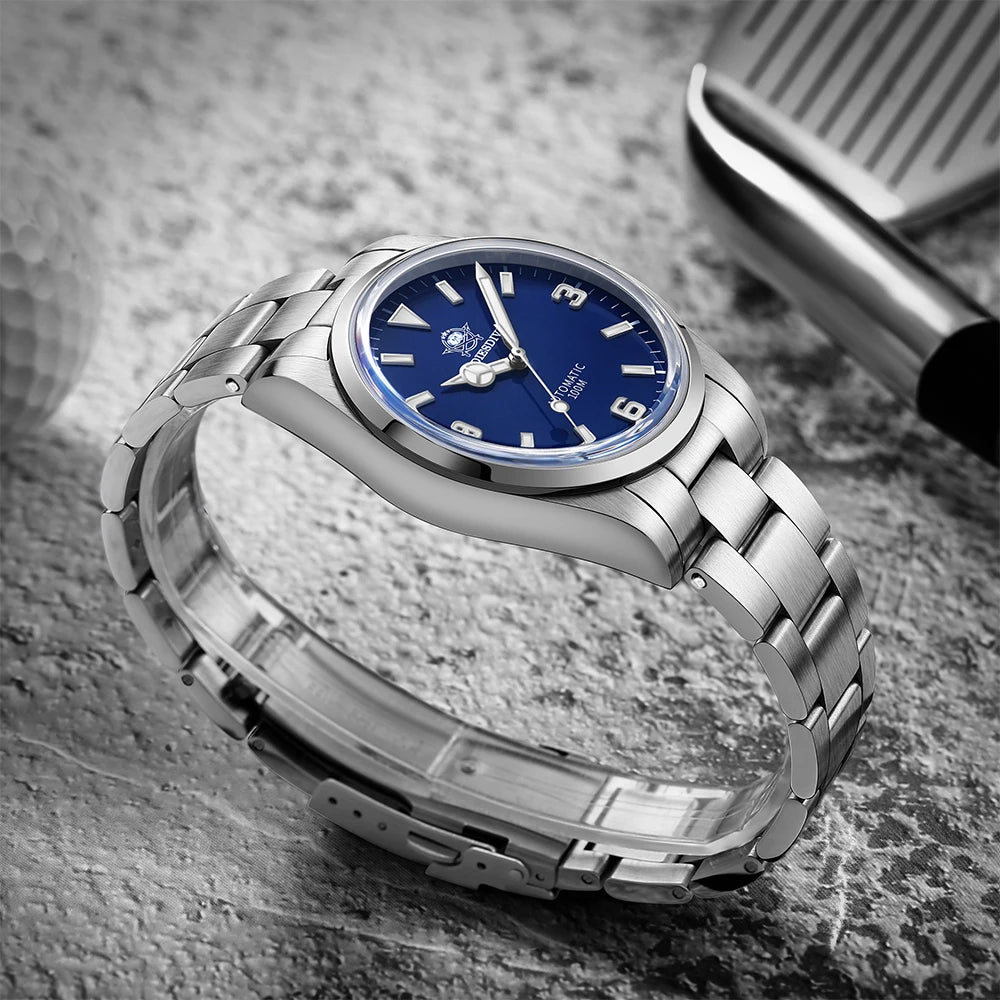 Luminous Bubble Mirror Analog Watch