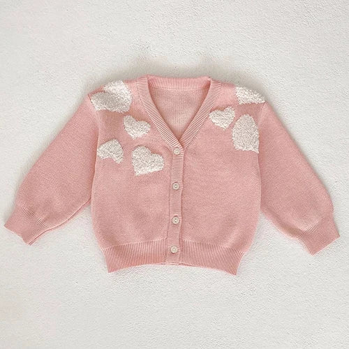 Elegant Toddler Baby Girl Knitting Cardigan