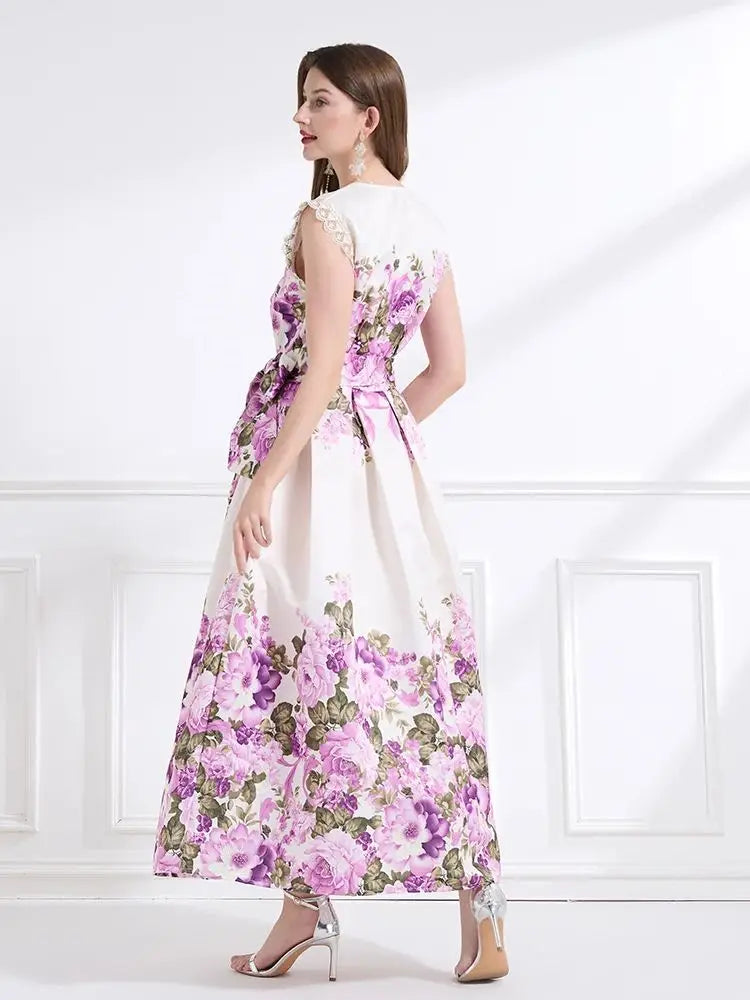 Glamorous Cross V-Neck Wrap Dress