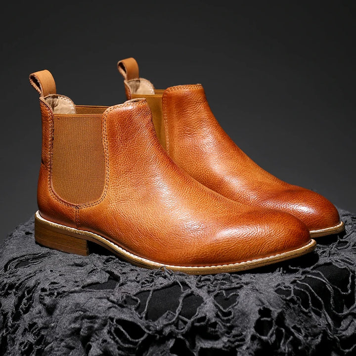 Sleek Welted Chelsea Boots