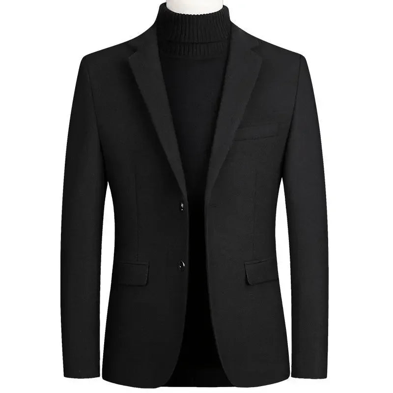 Sophisticated Regular Fit Wool Blazer