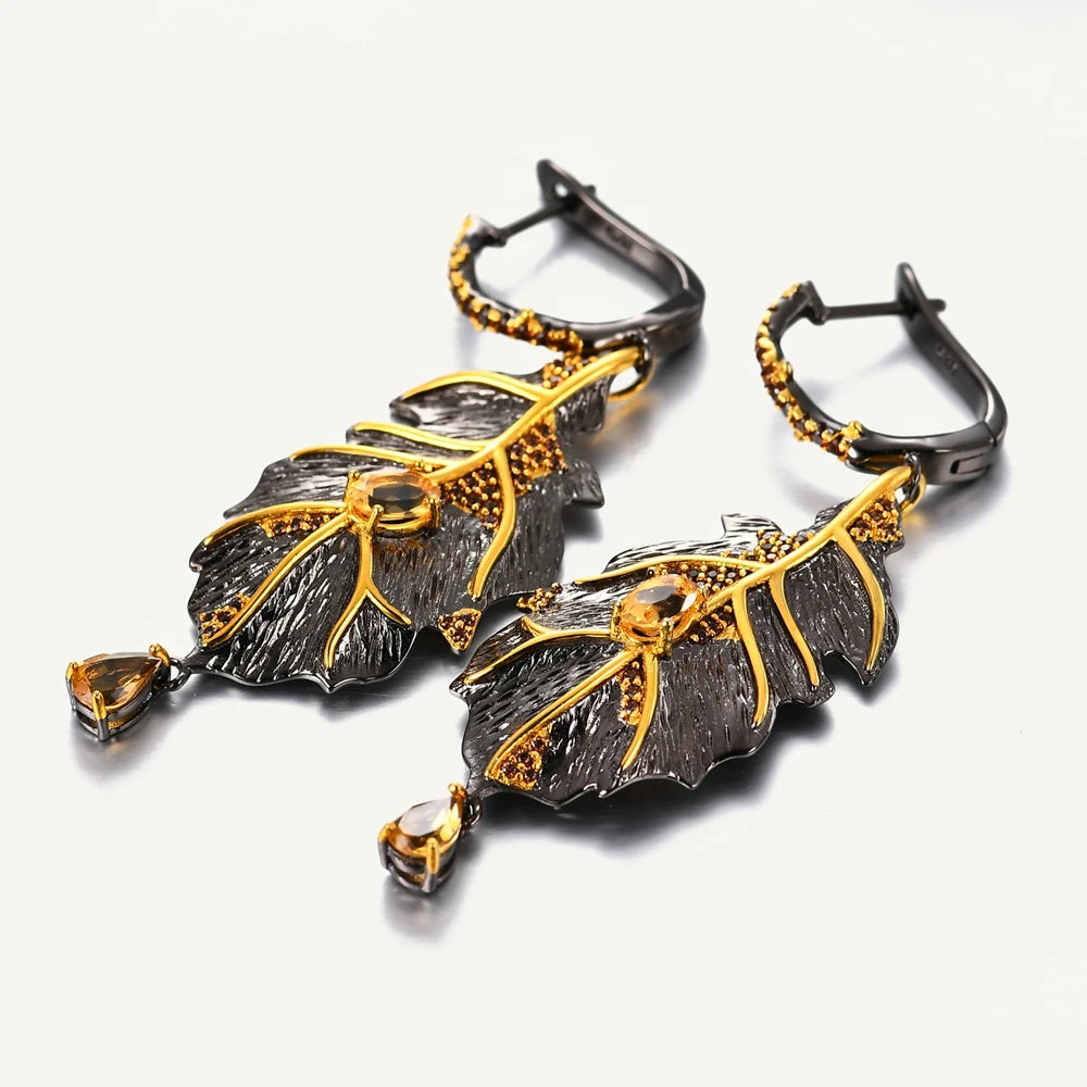 Modish Sterling Silver Drop Earrings