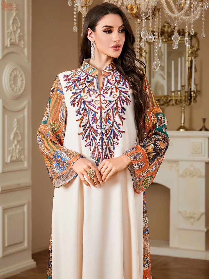 Cultivated Embroidered Abaya Dress