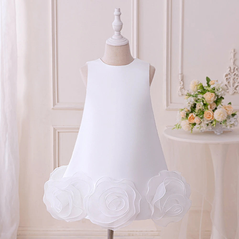 Charming Floral Little Bridesmaid Dress