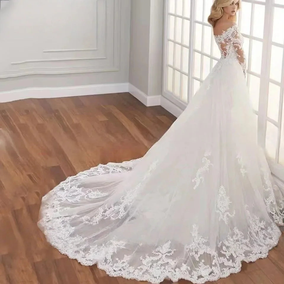 Luxury Crystal Appliqued Bridal Couture