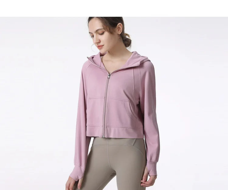 Thick Cotton Warm Yoga Jacket