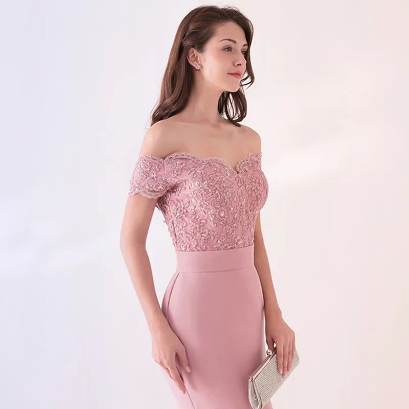 Stunning Twill Mermaid Evening Dress