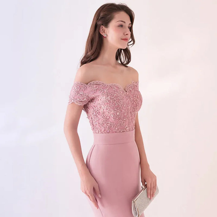 Stunning Twill Mermaid Evening Dress