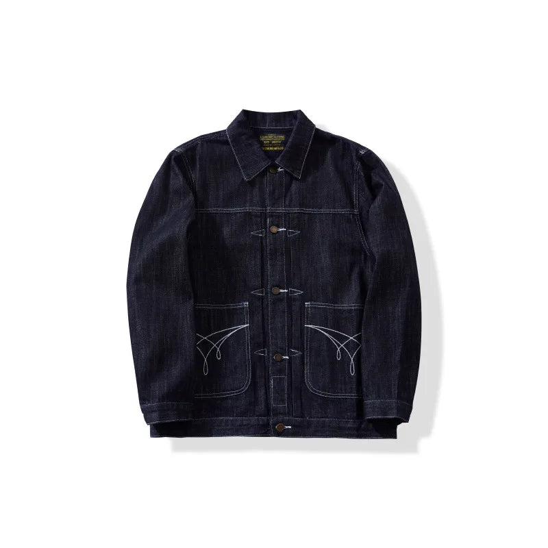 Old Washed Bamboo Denim Jacket