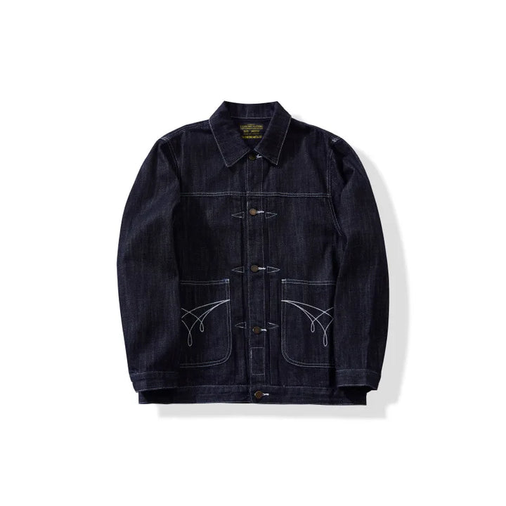 Old Washed Bamboo Denim Jacket