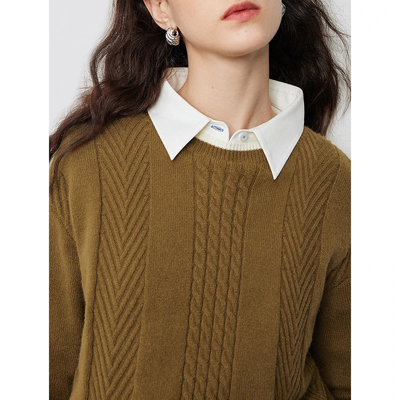 Classic Twisted Pullover Sweater