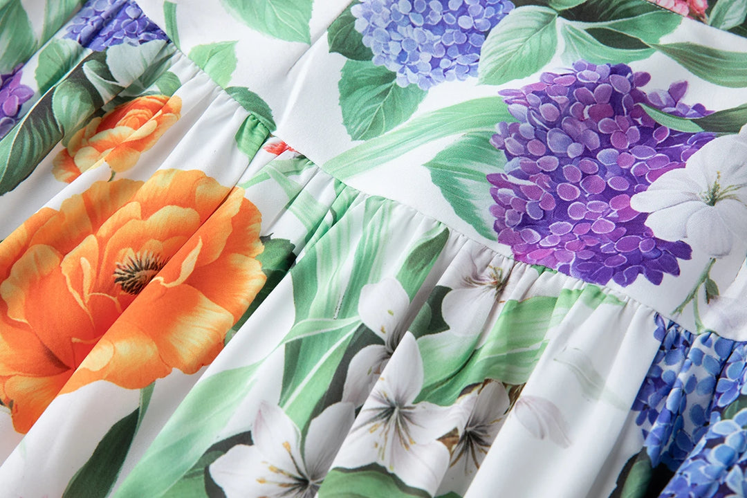 Stylish Slash Neck Beachwear Skirt Set