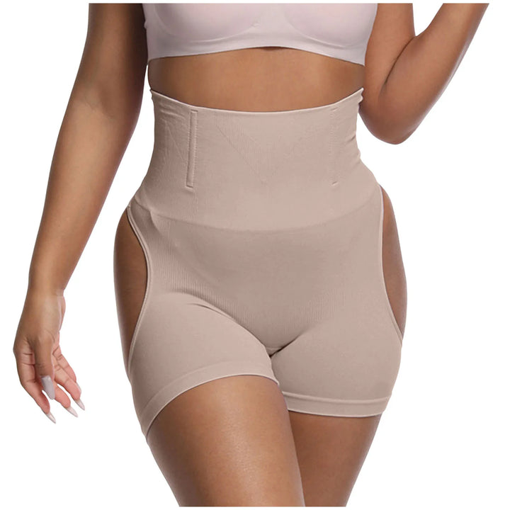 Elastic High-Waisted Hip Lifting Pants