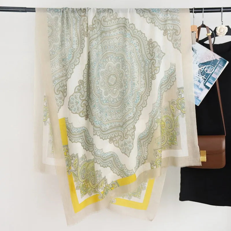 Everyday Pashmina Tassels Warm Scarf