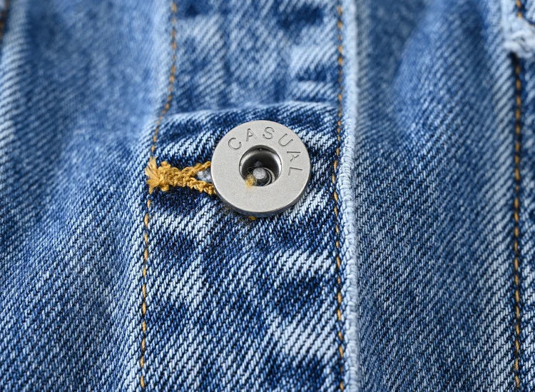 High Waisted Streetwear Denim Jacket