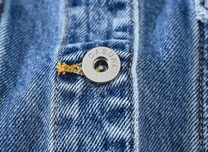 High Waisted Streetwear Denim Jacket