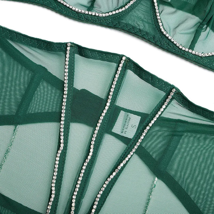 Sparkling Tassels Lingerie Set