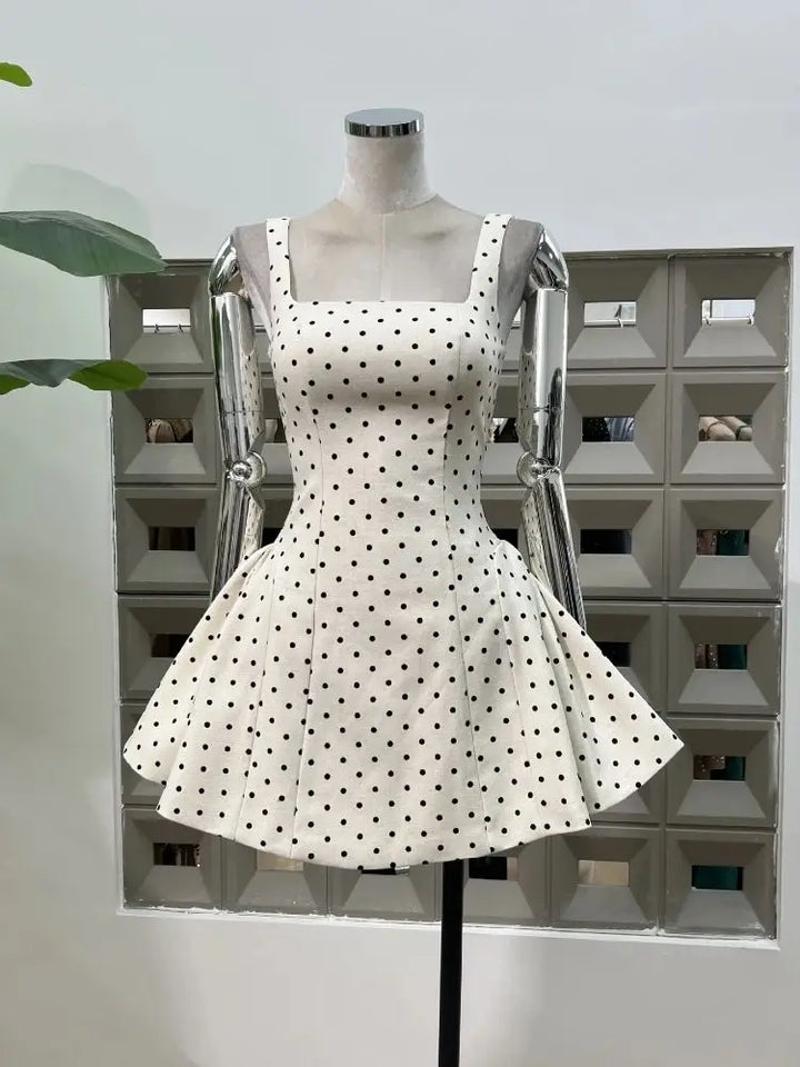 Charming Spaghetti Straps Mini Dress